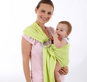 Mesh baby sling strap