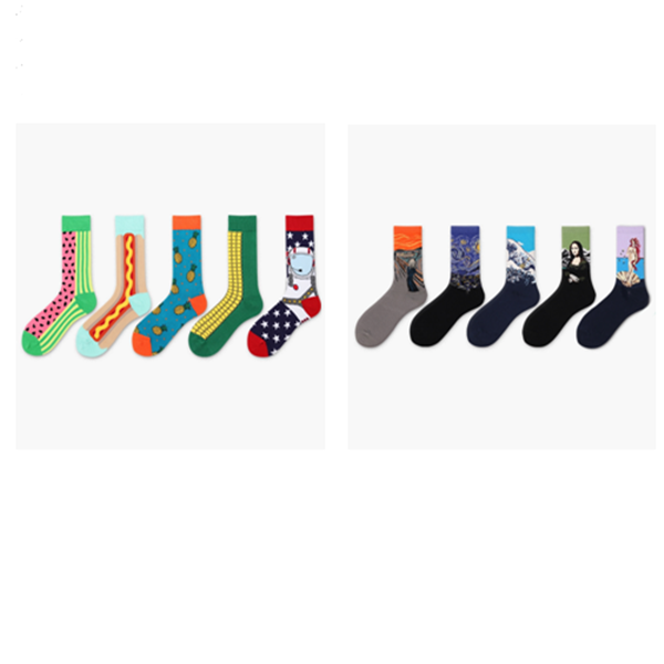Cotton socks for couples