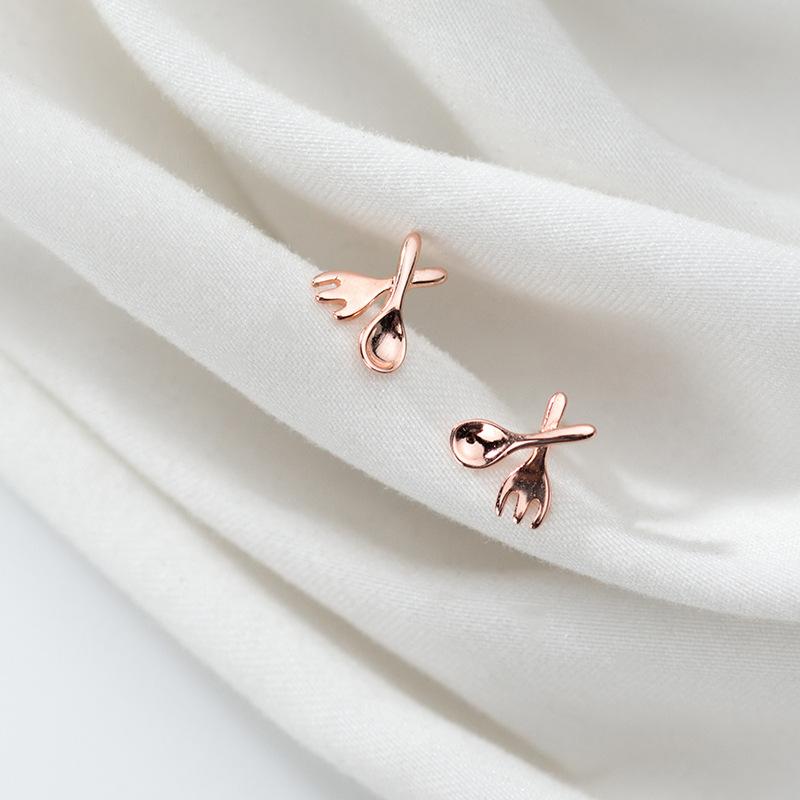 Fork spoon earrings