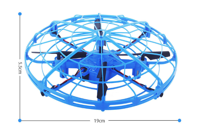 Hand controlled quadcopter