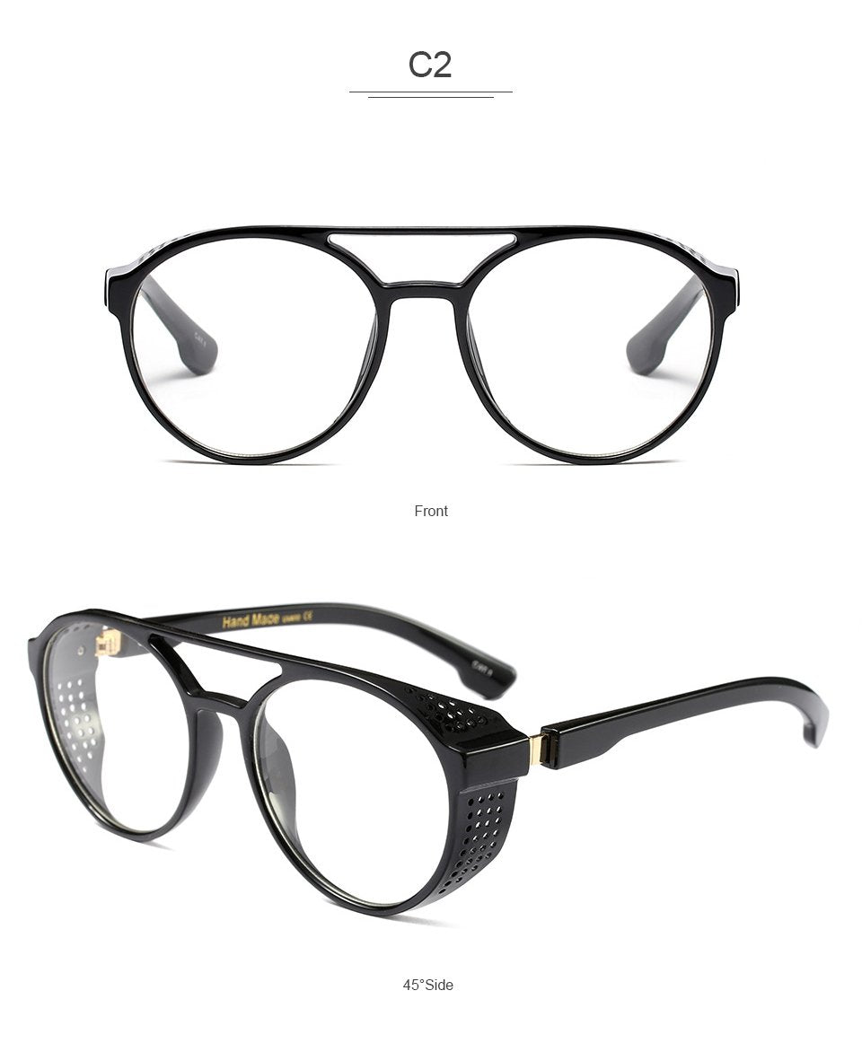 Trendy retro round sunglasses