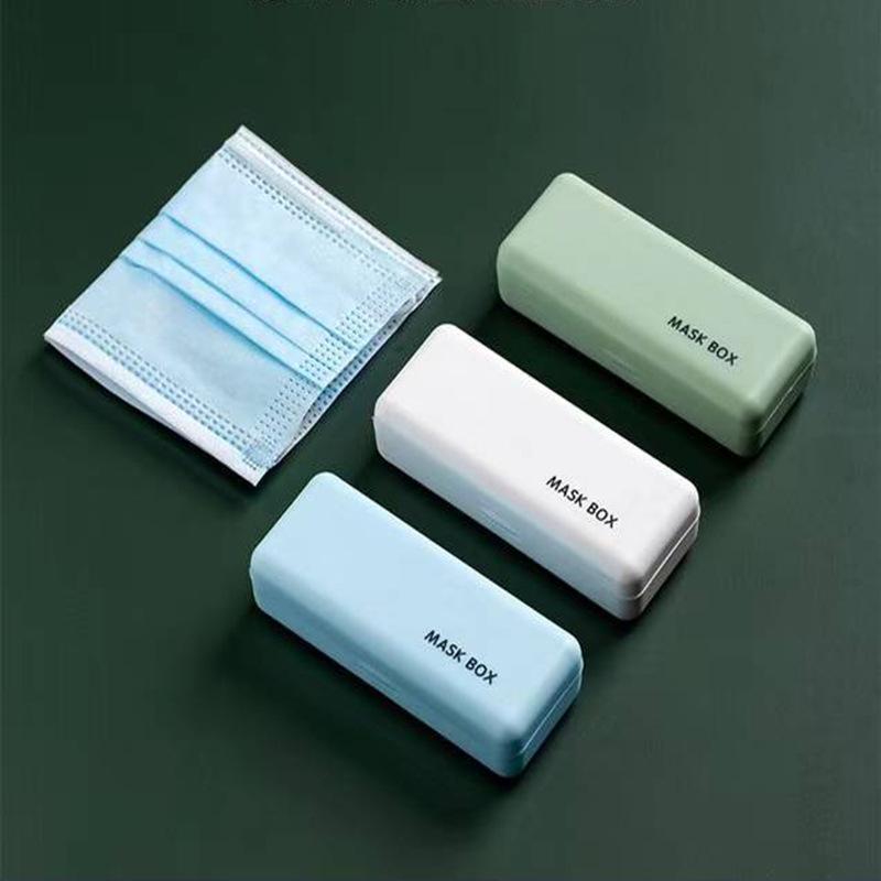 Portable mask storage box