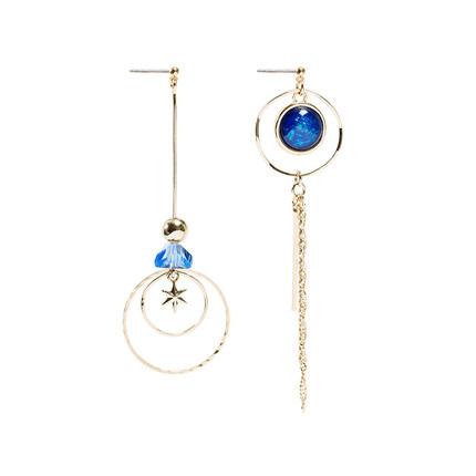 Asymmetrical Star Earrings