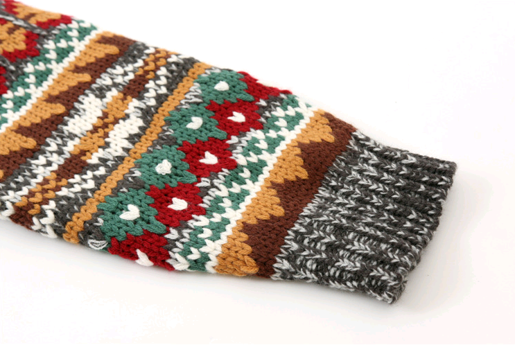 Christmas sweater women 2020 autumn and winter new Nordic wind jacquard deer thick loose sweater women's jacket