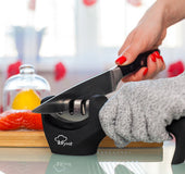 Afilador de cuchillos rápido de 3 etapas