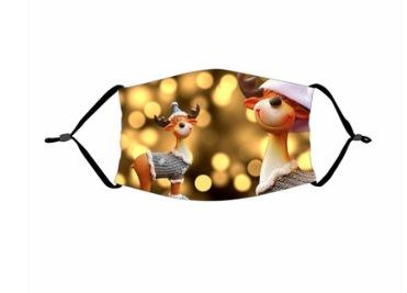 Christmas deer digital printing mask