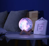 Lampara galaxia diferentes colores