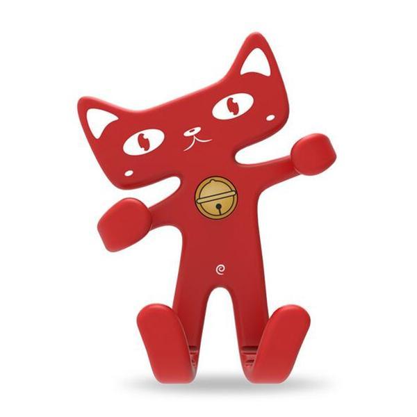 New car creative cartoon mobile phone bracket buckle silicone luckycar air outlet one-hand operation wholesale