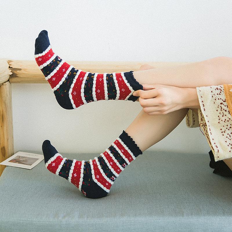 Ladies boxed Christmas stockings