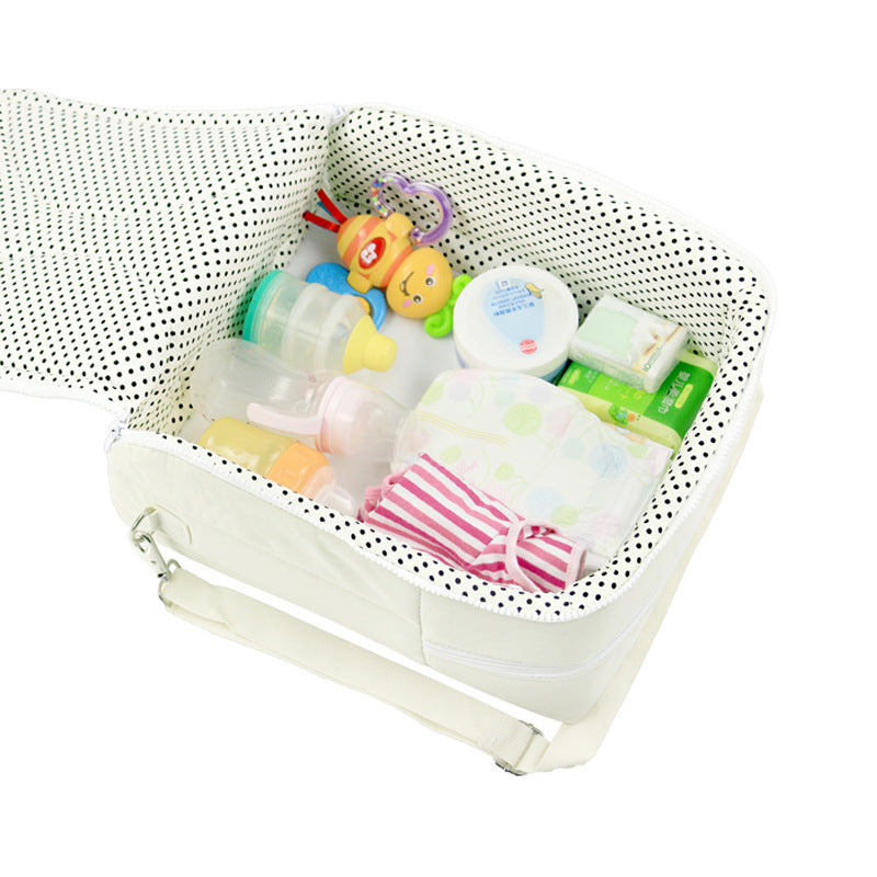 Bolsa De Mamá Con Cama Plegable