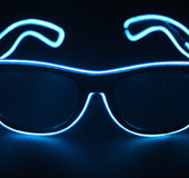 NEW Fashion 7 Colors Flashing EL Wire Led Glasses Luminous Party Decorative Lighting Classic Gift Bright Light Festival Gift