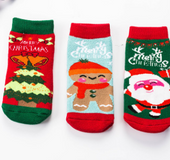Children's Christmas Socks Thicken Cartoon Baby Socks Children's Cotton Socks