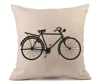 Customized pillowcase car sofa pillowcase lumbar pillow linen pillow sofa cushion