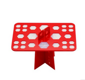 Organizador de brochas 26 hoyos