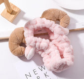 Soft Pink Horns Hair Band