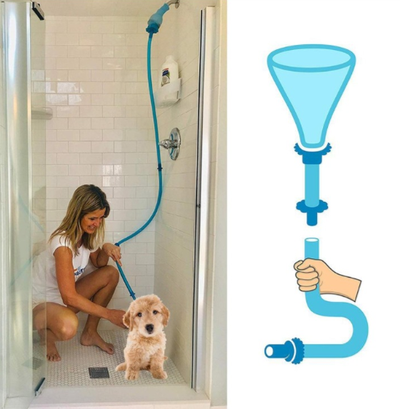 Conector Para Baño Perro Regadera LLave