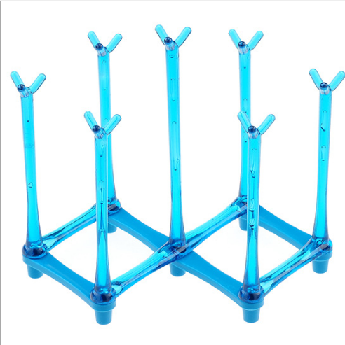 Creative stretch multi-displacement cup holder plastic cup holder glass cup storage rack upside down