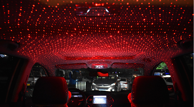 Automobile interior atmosphere lamp roof