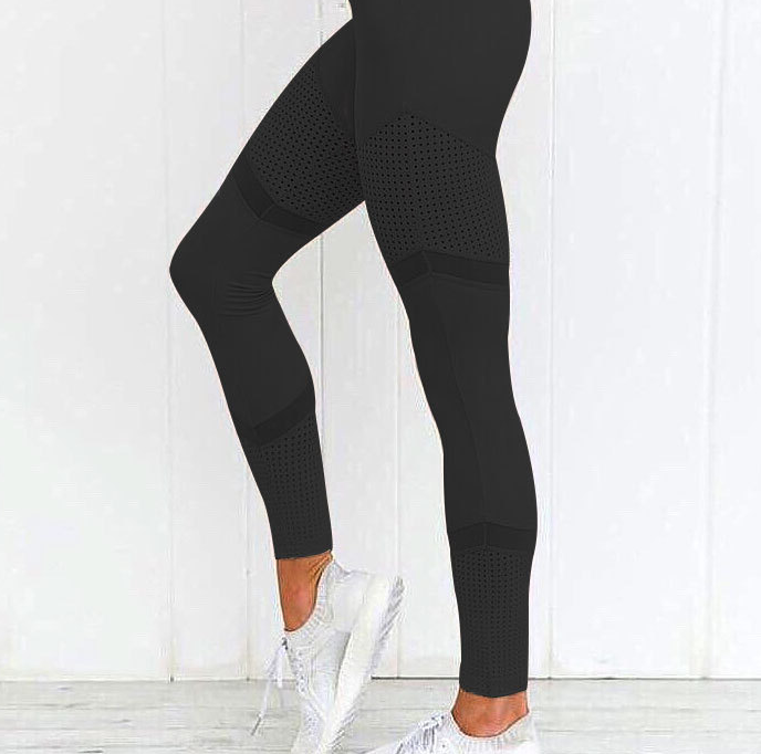 2020 Cross-border New Quick-drying Yoga Pants Double Mesh Sports Fitness Running Leggings Female Spot