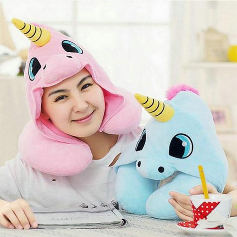 unicorn U shape travel pillow