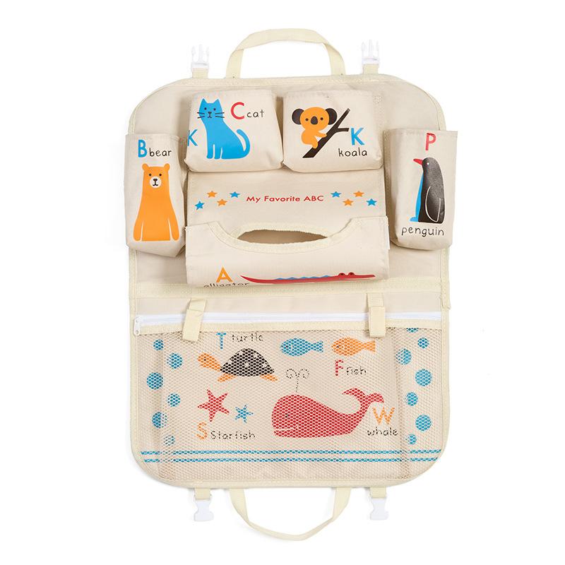 Cartoon car storage bag seat