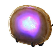 USB Agate Lights Mini Colorful LED Night Lights Creative Gifts Home Crafts