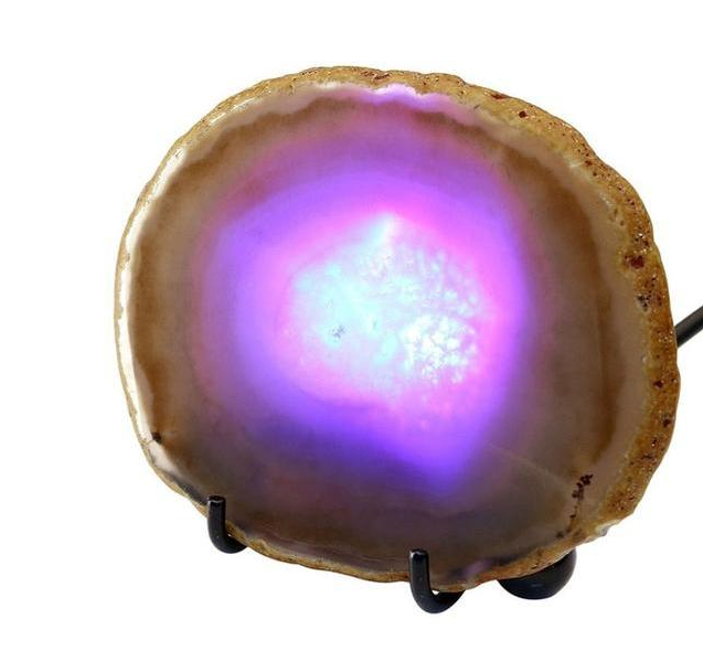 USB Agate Lights Mini Colorful LED Night Lights Creative Gifts Home Crafts