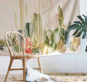 Foreign trade home decoration wall hanging tapestry ins net red anchor pattern background cloth factory direct sales