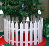 Christmas plastic fence