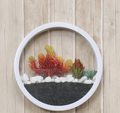 Wall hanging flower stand