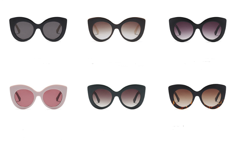 Cat eye PC lens sunglasses