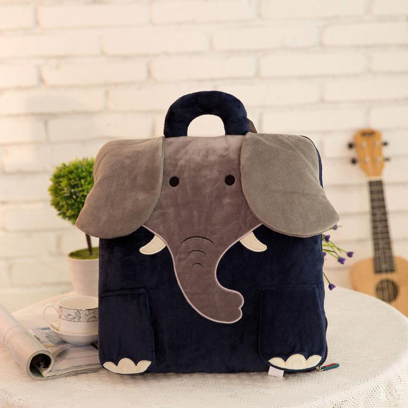 Cartoon pillow blanket plush toy