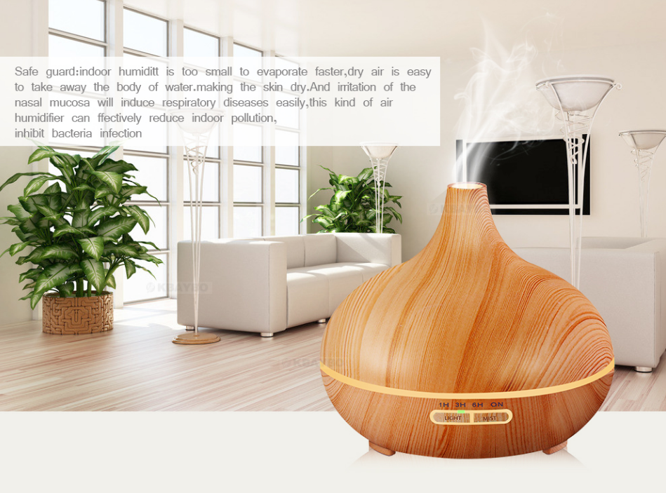 300ml Air Humidifier Essential Oil Diffuser