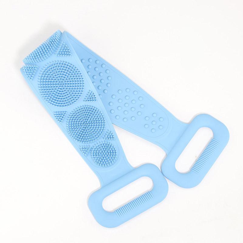 Bath towel silicone rubbing back towel