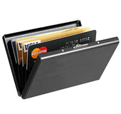 Stainless steel metal creative card holder