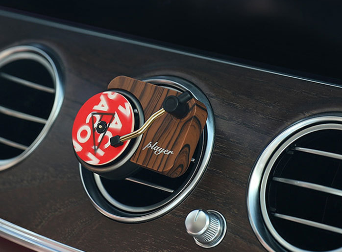 Air outlet aromatherapy record player decoration