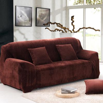 Plush sofa cushion sofa cover sofa cover