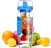 BAISPO 32oz 900ml BPA Free Fruit Infuser Juice Shaker Sports Lemon Water Bottle Tour hiking Portable Climbing Camp Bottles