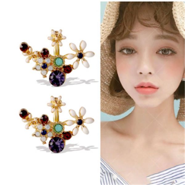 Flower earrings