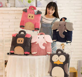Cartoon pillow blanket plush toy