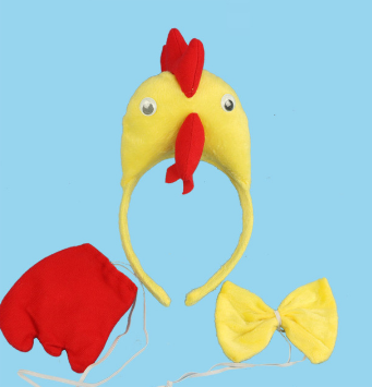 Children's Headband Animal Performance Cards Halloween Headband Dance Party Props Festival Party Chicken Hair Accessories