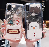 Snowflakes Sands Mobile Shell Christmas