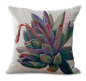 Plant Pillow Cover Succulent Cactus Pillow Case
