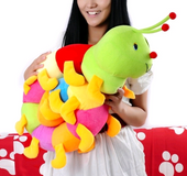 Colorful millennium bug plush toy doll creative doll plush toy