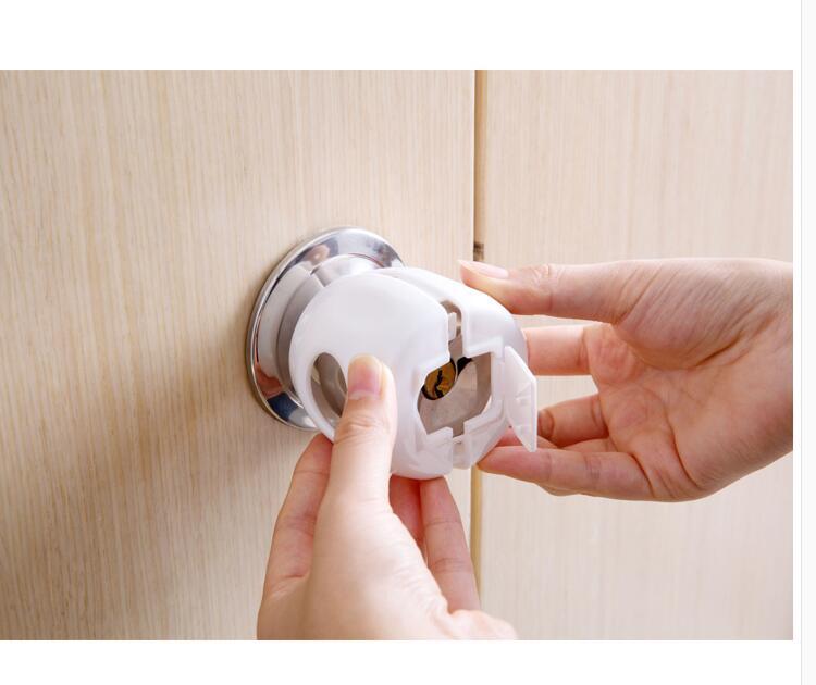 Door lock protective cover anti-baby unlocking protection door cover Household anti-collision door handle cover door armrest protective cover