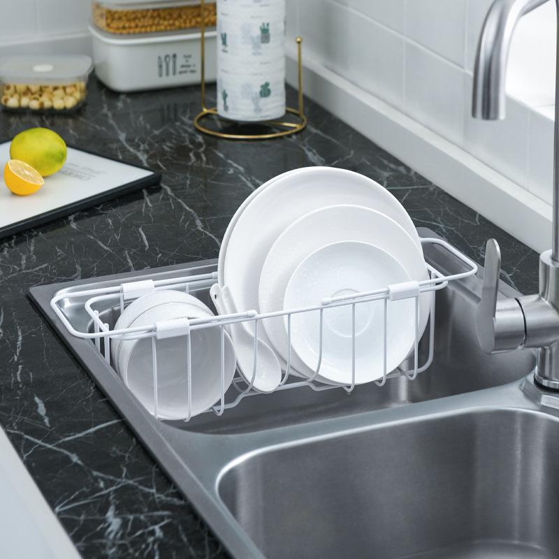 Kitchen sink drain rack