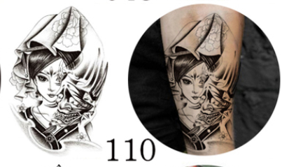 Waterproof tattoo sticker