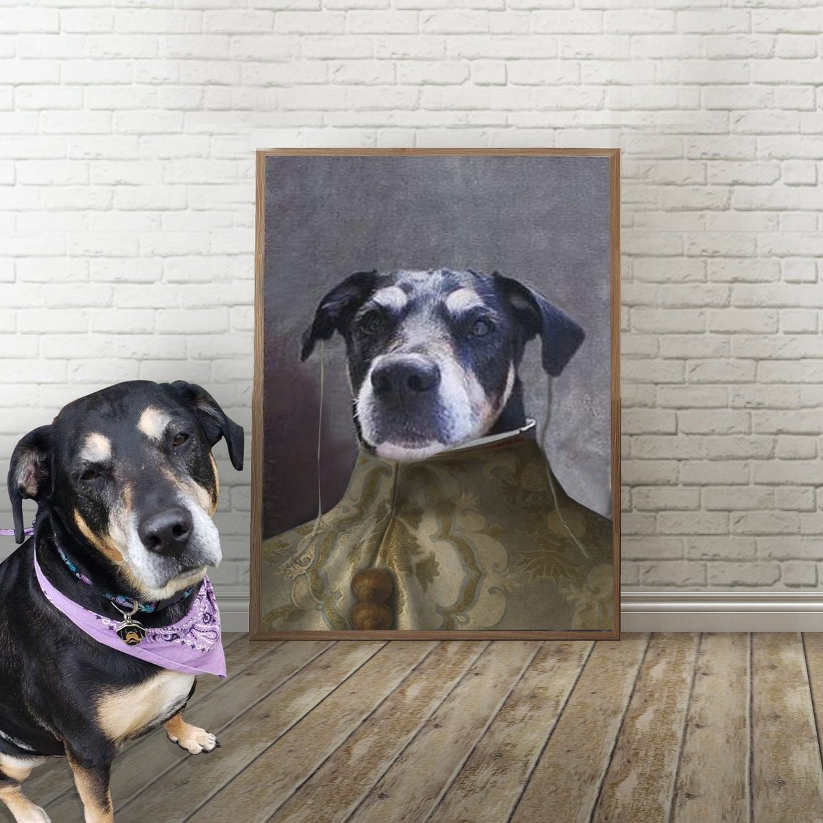 Personalized Pet Canvas Portrait