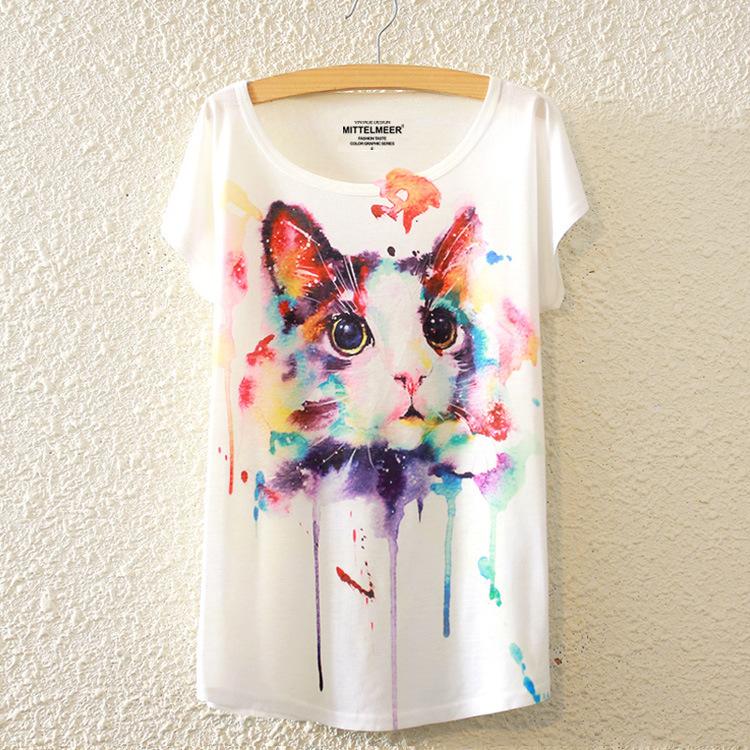 Animal O-Neck Short Sleeve