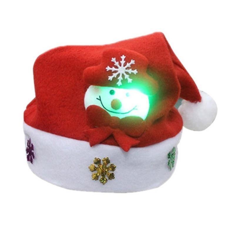 LED glowing christmas hat
